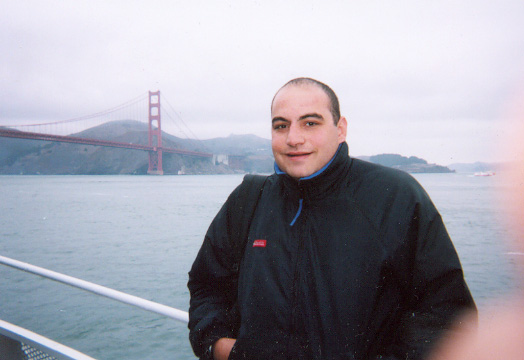 Another pic of me in front of Golden Gate Bridge on the Bay Cruise I took